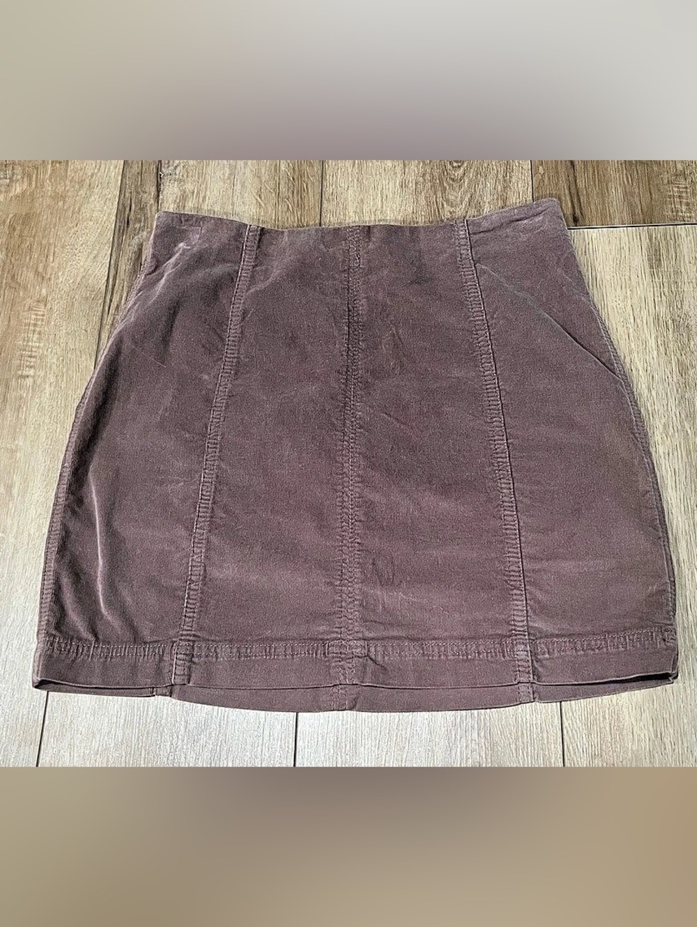 Free People Mini Skirt in Taupe Brown Size 8